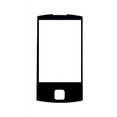 Replacement Front Glass For Garminasus Nuvifone A50 Black By - Maxbhi.com
