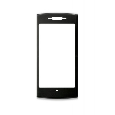 Replacement Front Glass For Garminasus Nuvifone G60 Black By - Maxbhi.com