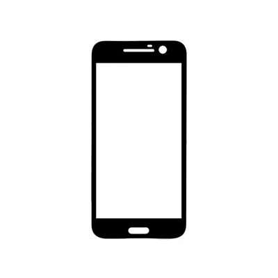 Replacement Front Glass For Htc 10 Lifestyle Black By - Maxbhi.com