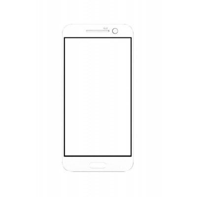 Replacement Front Glass For Htc 10 Lifestyle White By - Maxbhi.com