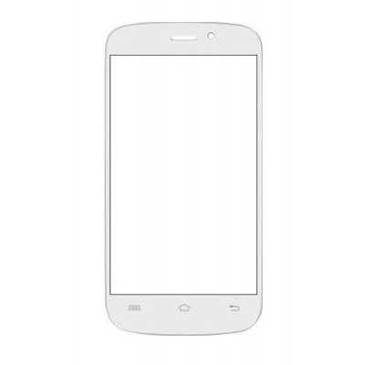 Replacement Front Glass For Iball Andi 4h Tiger Plus White By - Maxbhi.com
