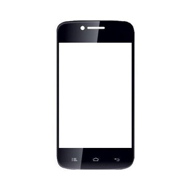 Replacement Front Glass For Iball Andi 3.5v Genius2 Black By - Maxbhi.com