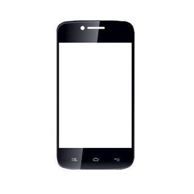Replacement Front Glass For Iball Andi 3.5v Genius2 Black By - Maxbhi.com