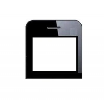 Replacement Front Glass For Iball Aspire Qe45 Black By - Maxbhi.com