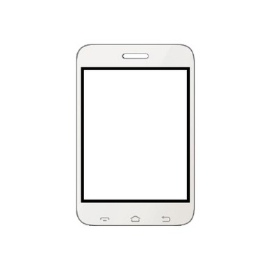 Replacement Front Glass For Iball Aura 2b White By - Maxbhi.com