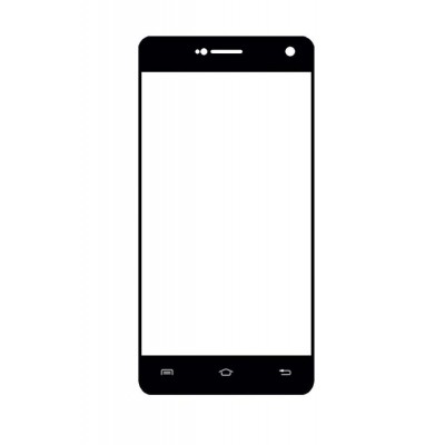 Replacement Front Glass For Iball Cobalt 2 Black By - Maxbhi.com