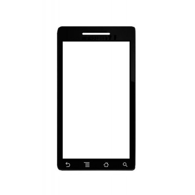 Replacement Front Glass For Motorola A855 Droid Milestone White By - Maxbhi.com