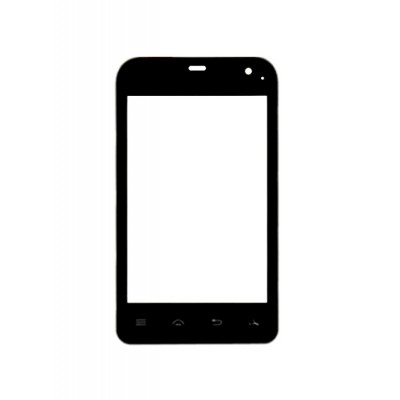 Replacement Front Glass For Motorola Defy Mini Xt320 Black By - Maxbhi.com