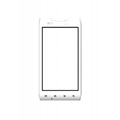 Replacement Front Glass For Motorola Droid Razr Maxx White By - Maxbhi.com