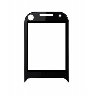Replacement Front Glass For Motorola Ex300 Black By - Maxbhi.com