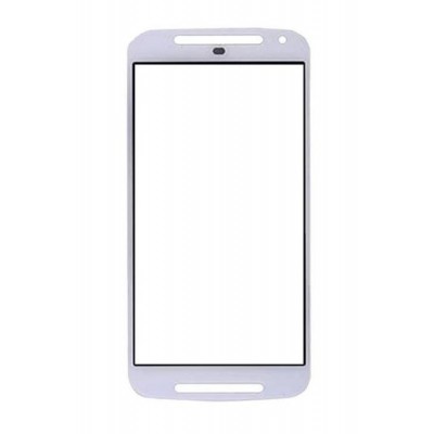 Replacement Front Glass For Motorola Moto G 4g Dual Sim 2nd Gen White By - Maxbhi.com