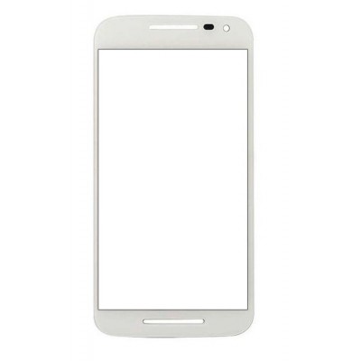 Replacement Front Glass For Motorola Moto G Dual Sim 3rd Gen White By - Maxbhi.com