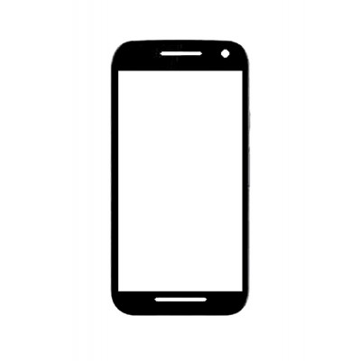 Replacement Front Glass For Motorola Moto G Turbo Virat Kohli Edition Black By - Maxbhi.com