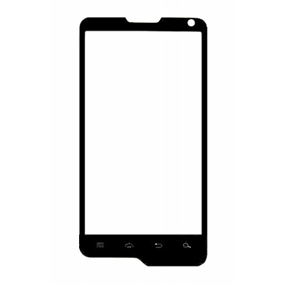 Replacement Front Glass For Motorola Motoluxe Black By - Maxbhi.com