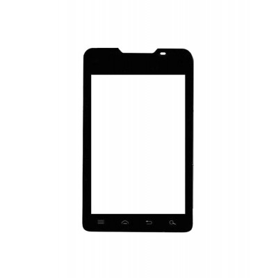 Replacement Front Glass For Motorola Motoluxe Xt389 Black By - Maxbhi.com