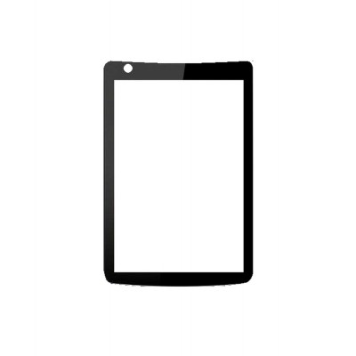 Replacement Front Glass For Motorola Motosmart Flip Xt611 Black By - Maxbhi.com
