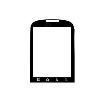 Replacement Front Glass For Motorola Pro Plus Mb632 Black By - Maxbhi.com