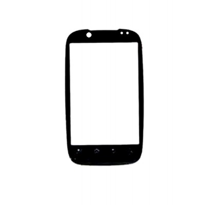 Replacement Front Glass For Motorola Xt532 Black By - Maxbhi.com