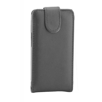 Flip Cover For Celkon C42 Grey By - Maxbhi.com