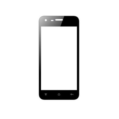 Replacement Front Glass For Celkon A66 White By - Maxbhi.com
