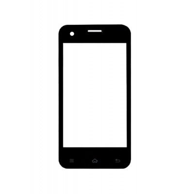 Replacement Front Glass For Celkon A87 Black By - Maxbhi.com