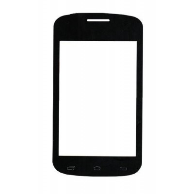 Replacement Front Glass For Celkon C7040 Black By - Maxbhi.com