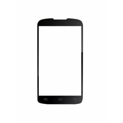 Replacement Front Glass For Celkon C8040 Black By - Maxbhi.com