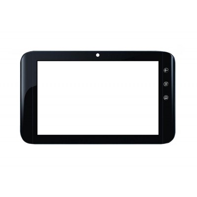 Replacement Front Glass For Dell Streak 7 Grey By - Maxbhi.com