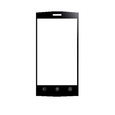 Replacement Front Glass For Dell Thunder Black By - Maxbhi.com