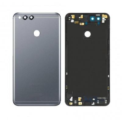 Back Panel Cover For Honor 7x Grey - Maxbhi Com