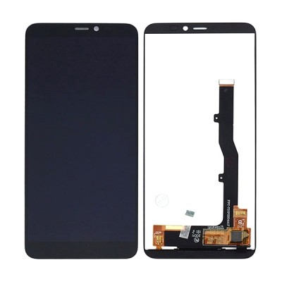 Lcd With Touch Screen For Zte Blade V9 Grey By - Maxbhi Com