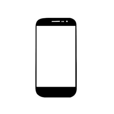 Replacement Front Glass For Celkon A107 Signature One Black By - Maxbhi.com
