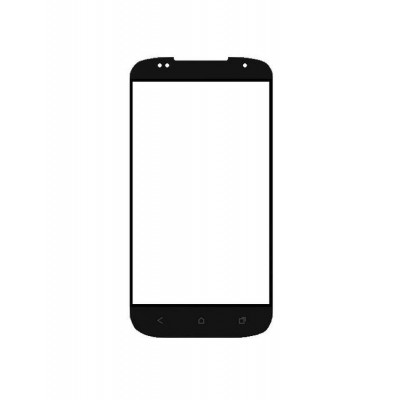 Replacement Front Glass For Celkon A62 Black By - Maxbhi.com