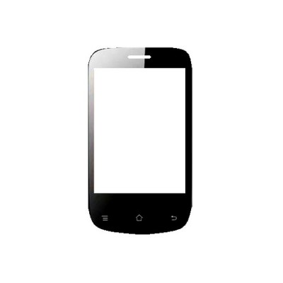 Replacement Front Glass For Celkon A83 Black By - Maxbhi.com