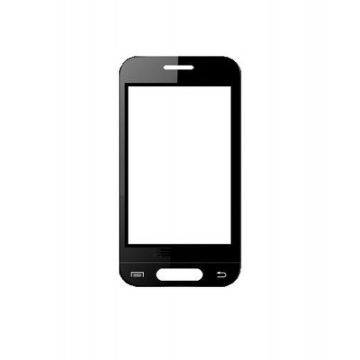 Replacement Front Glass For Celkon A9 Black By - Maxbhi.com