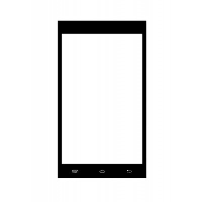 Replacement Front Glass For Celkon Ar40 Rahmanishq Black By - Maxbhi.com