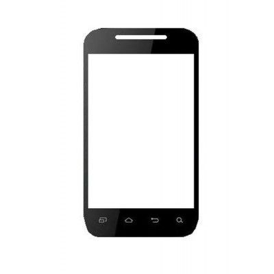 Replacement Front Glass For Celkon C7070 Black By - Maxbhi.com