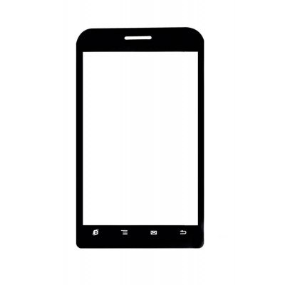 Replacement Front Glass For Celkon C88 Black By - Maxbhi.com