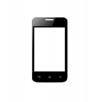 Replacement Front Glass For Celkon Campus A15k Black By - Maxbhi.com