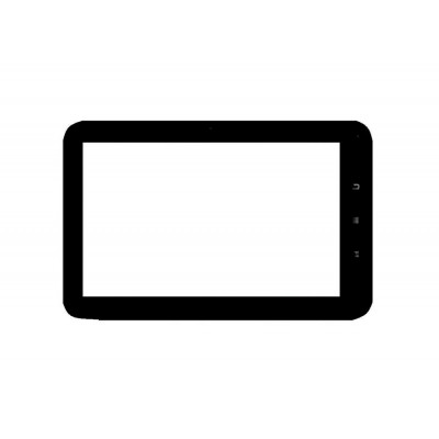 Replacement Front Glass For Celkon Ct 7 Black By - Maxbhi.com