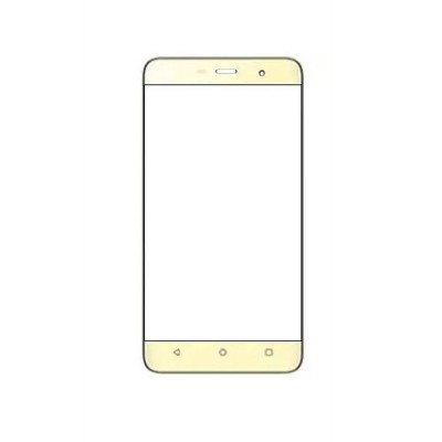 Replacement Front Glass For Celkon Mega 4g White By - Maxbhi.com