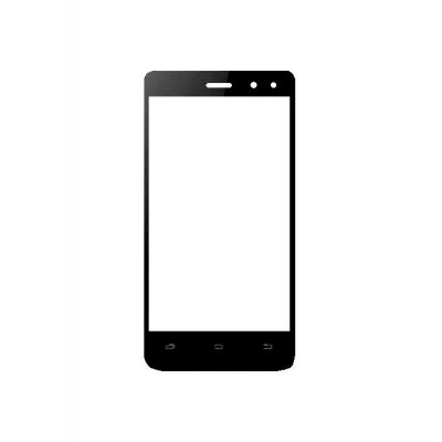 Replacement Front Glass For Celkon Star 4g Black By - Maxbhi.com