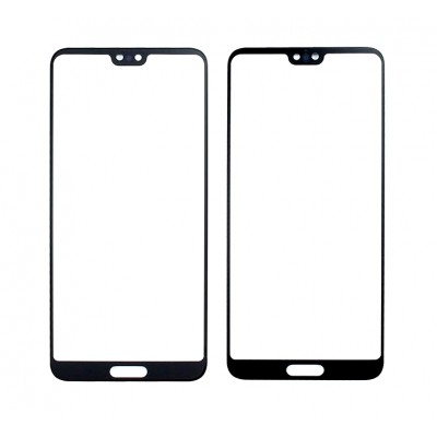 Replacement Front Glass For Huawei P20 Black By - Maxbhi Com