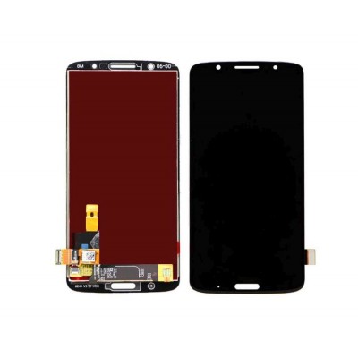 Lcd With Touch Screen For Motorola Moto G6 Plus Grey By - Maxbhi Com