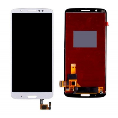 Lcd With Touch Screen For Motorola Moto G6 Plus White By - Maxbhi Com