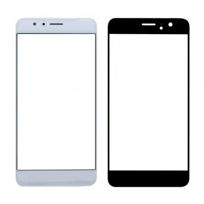 Replacement Front Glass For Honor 8 Pearl White Plum By - Maxbhi Com