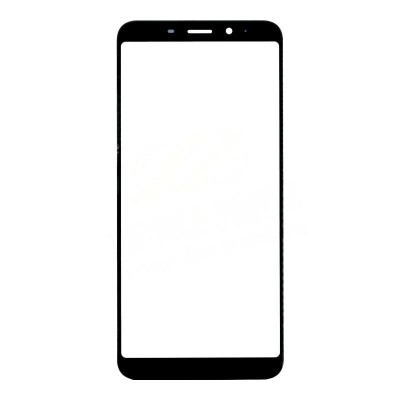 Replacement Front Glass For Meizu M6s Black By - Maxbhi Com