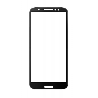 Replacement Front Glass For Motorola Moto G6 Black By - Maxbhi.com