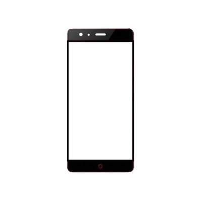 Replacement Front Glass For Nubia Z17 Black By - Maxbhi.com