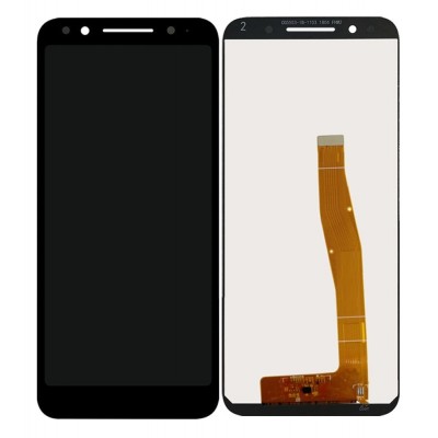 Lcd With Touch Screen For Alcatel 3 Black By - Maxbhi Com